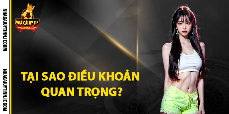 Tại sao điều khoản nhà cái uy tín quan trọng?